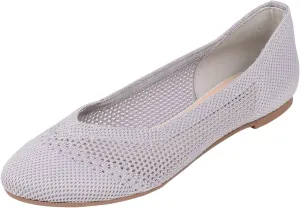 Feversole Women's Woven Fashion Breathable Knit Flat Shoes