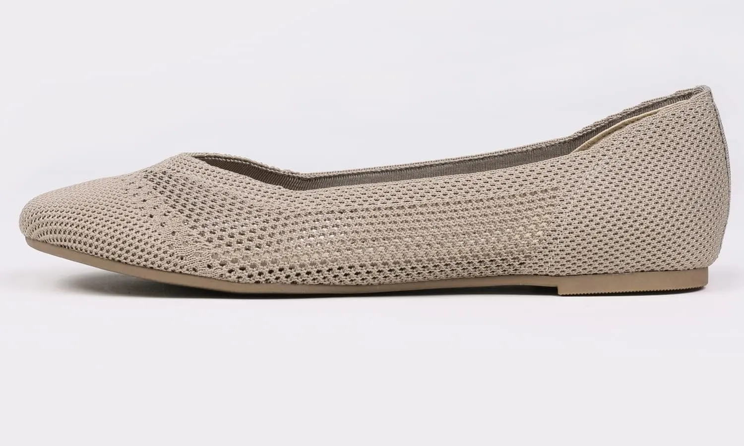 Feversole Women's Woven Fashion Breathable Knit Flat Shoes