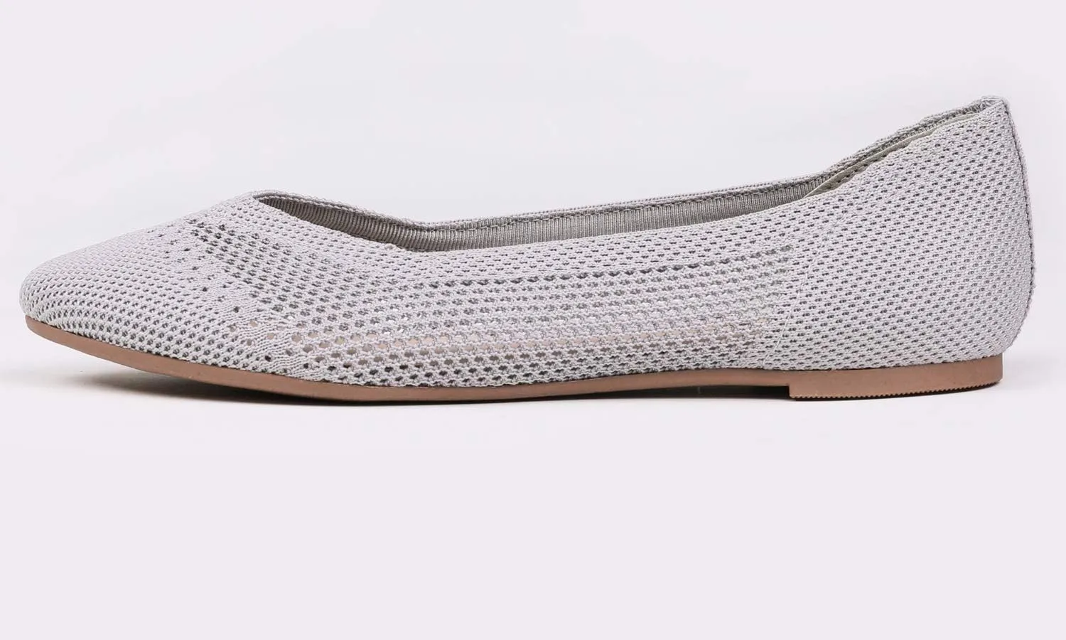 Feversole Women's Woven Fashion Breathable Knit Flat Shoes