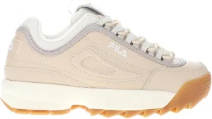 Fila Women's Disruptor II Premium Shoes, Brazilian Sand/Gardenia/Goat, 7.5 M
