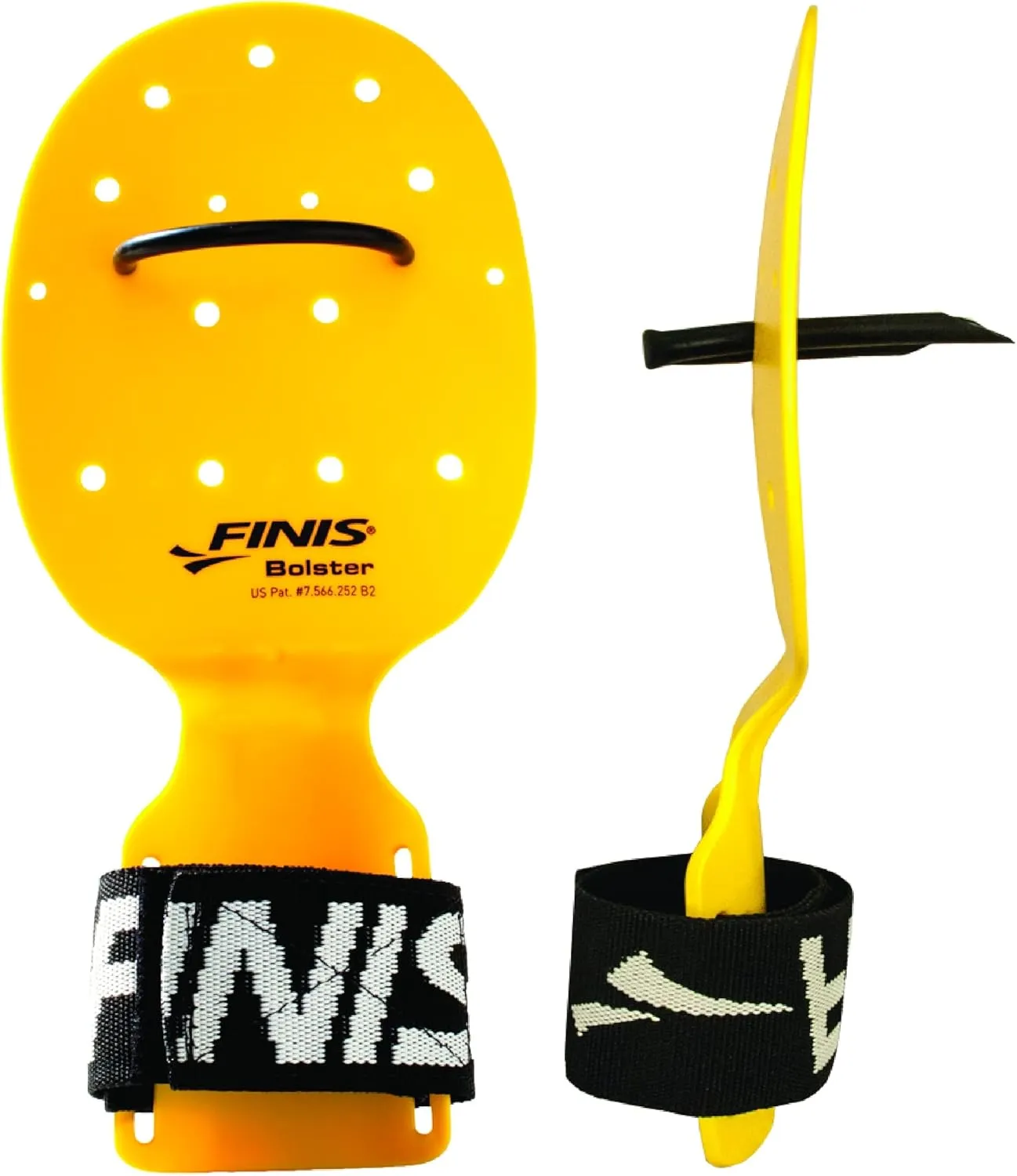 FINIS Bolster Swim Paddles - Stroke Technique Trainer for Competitive & Fitness Swimming - Builds Strength - All Swim Strokes