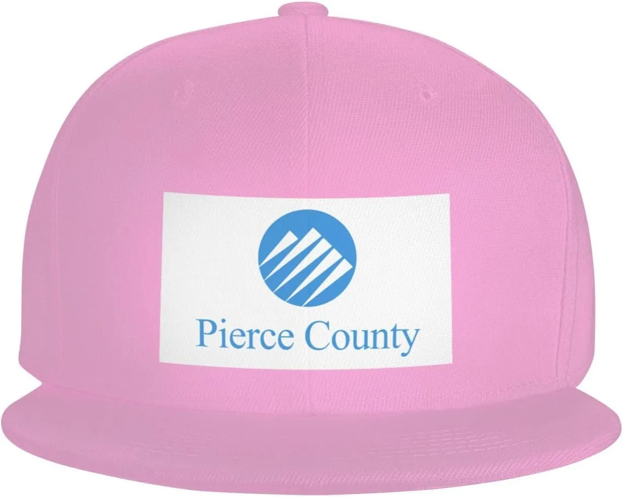 Flag of Pierce County, Washington Baseball Cap for Men Women Snapback Hat Trucker Flat Bill Caps Sun Hat