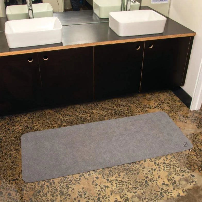 Floor Mat - Anti Slip - Waterproof - absorbent - grey