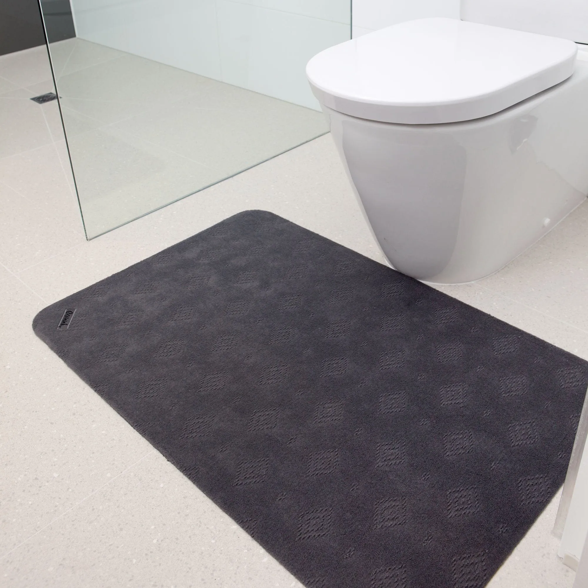 Floor Mat - Anti Slip - Waterproof - absorbent - grey