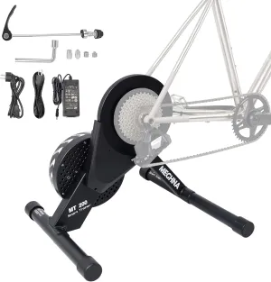 Foldable Smart Bike Trainer for Indoor Cycling, Compatible with 26 27.5 29 Inch MTB, 700C Road Bike, 8-12 Speeds, Linked with Variety Indoor Cycling apps
