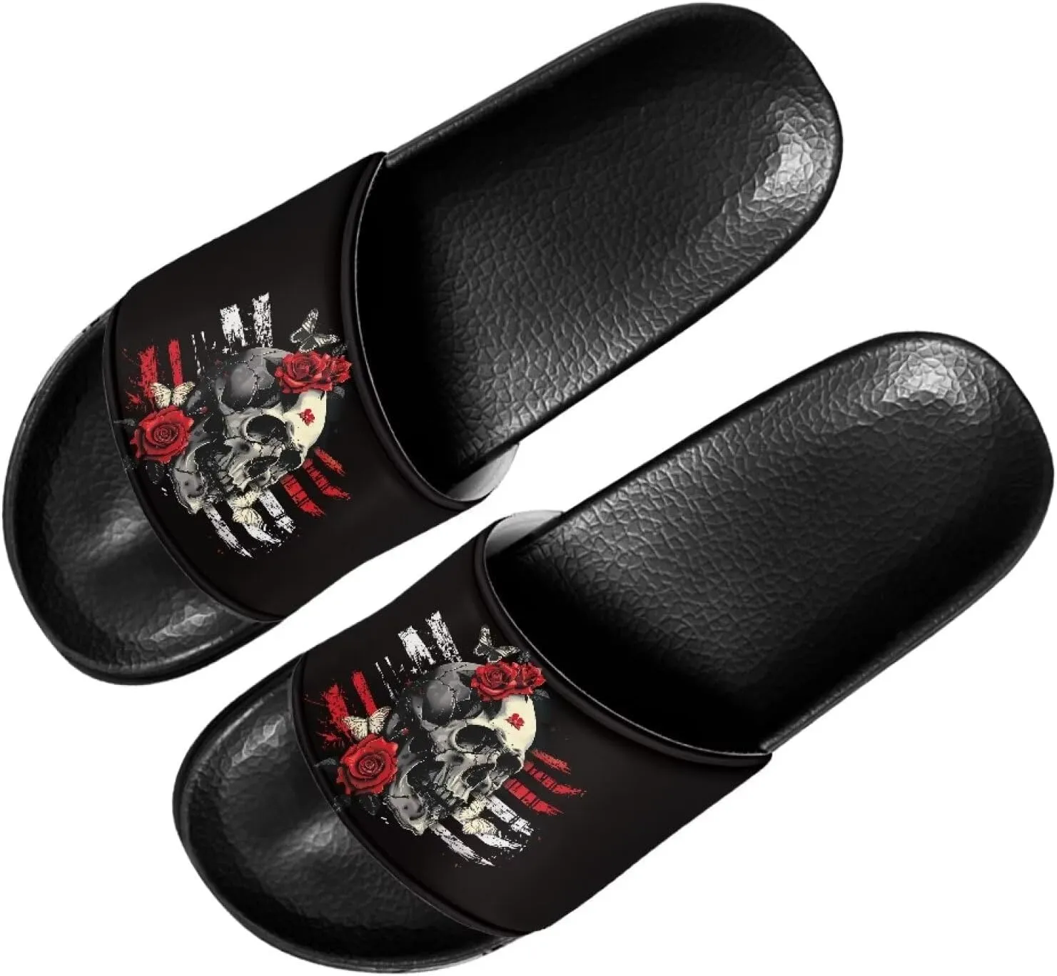 Footwear for Mens Open Toe Athletic Sandals Anti-Slip Sole Slide Sandals Pillow House Flat Shoes Comfortable Slip On Slippers for Indoor & Outdoor