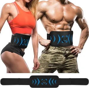 FOPIE Intelligent Wireless Fitness Apparatus, ABS Stimulator, Abdominal Toning Belt Portable Ab Toner Waist Trainer Fitness Trimmer Workout Equipment for Home NFB-6