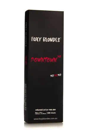 FOXY BLONDES DOWNTOWN FOIL - 35CM 200 SHEETS *CLEARANCE*