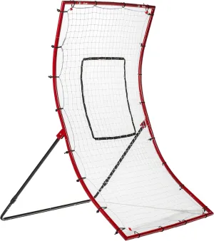 Franklin Sports Baseball Rebounders   Pitchback Nest - Pitch Return Trainer   Rebound Net with Attachable Pitching Target- All Angle Fielding Rebound Net for Grounders   Pop Flies