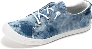 FUNKYMONKEY Shoes for Women, Comfort Low Top Canvas Slip On Sneakers Classic Casual Walking Shoes