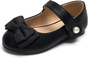 FUNKYMONKEY Toddler/Little Girl Mary Jane Dress Shoes Casual Slip on Ballet Flat