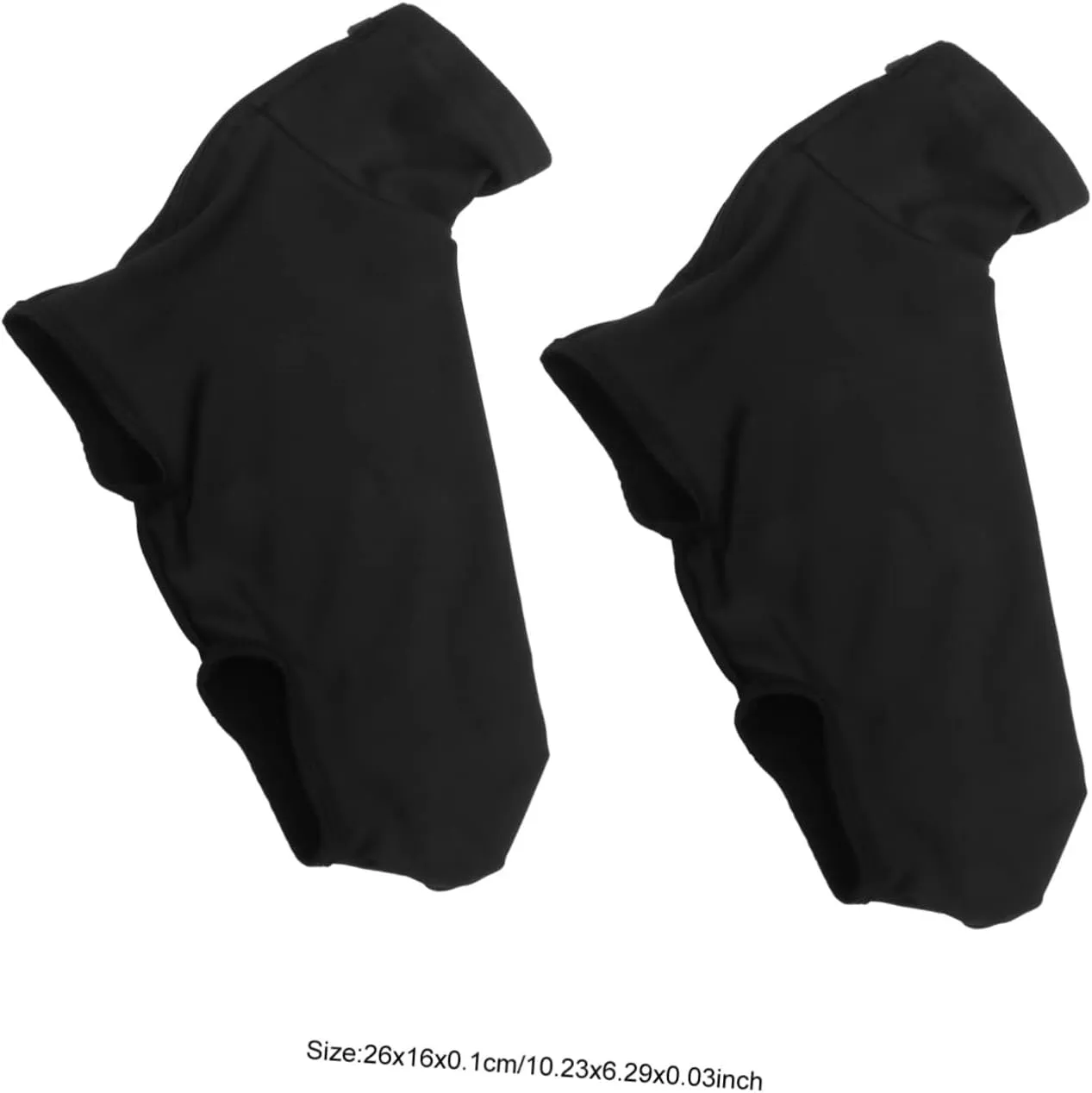 Garneck Outdoor Sports Shoe Cover Women Slip Ankle Cold Shoes Anti Covers Black