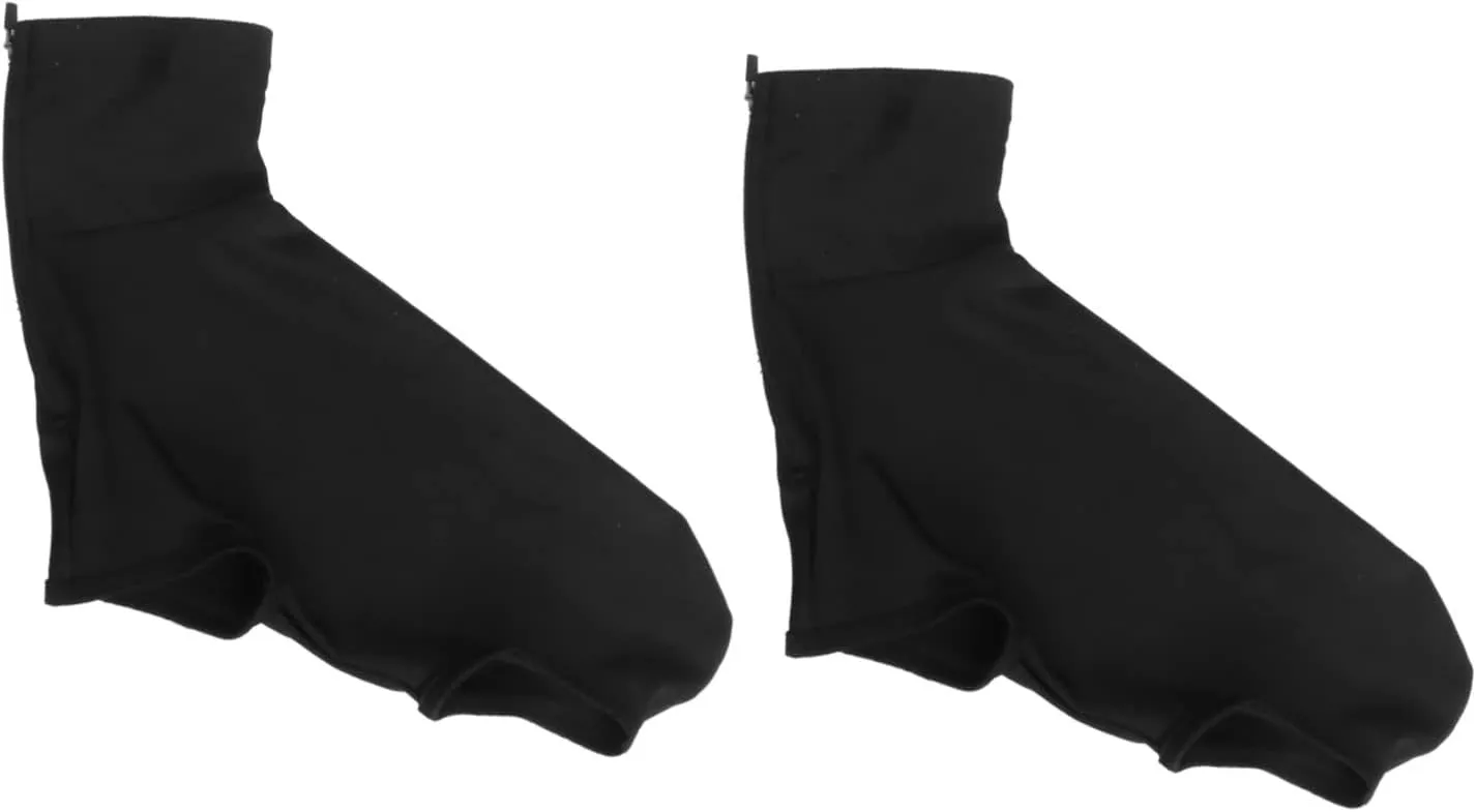 Garneck Outdoor Sports Shoe Cover Women Slip Ankle Cold Shoes Anti Covers Black