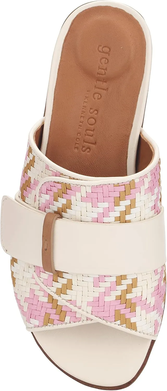 Gentle Souls by Kenneth Cole Women's Lavern Lightweight Platform Strap Slide Sandal