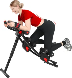 GIKPAL Ab Machine, Adjustable Trainer for Home Gym, Ab Crunch Exercise Equipment for Beginner