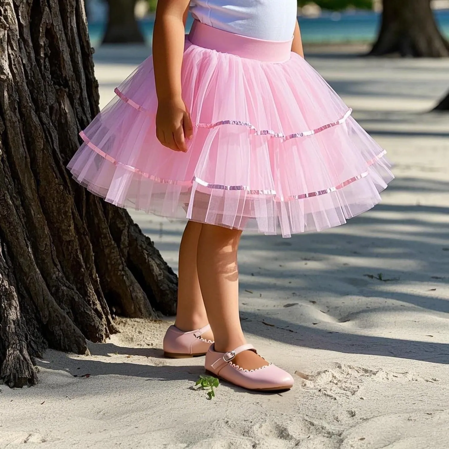 Girls Dress Shoes Ballet Mary Jane Flat Toddler Kid Bow Party Shoes