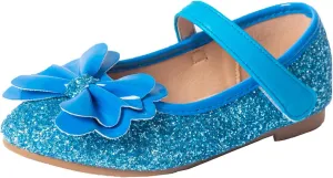Girls Dress Shoes Mary Jane Wedding Party Shoes Glitter Bridesmaids Princess Flat