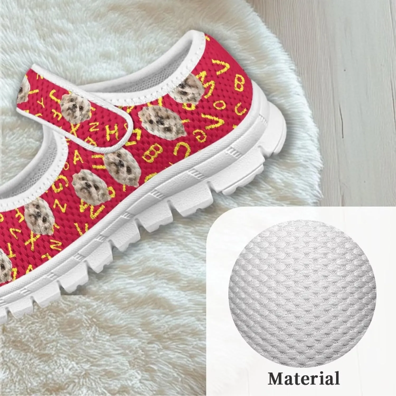Girls Mary Jane Shoes Breathable Comfort Casual Sneaker School Wedding Party Shoes Ballet Flat