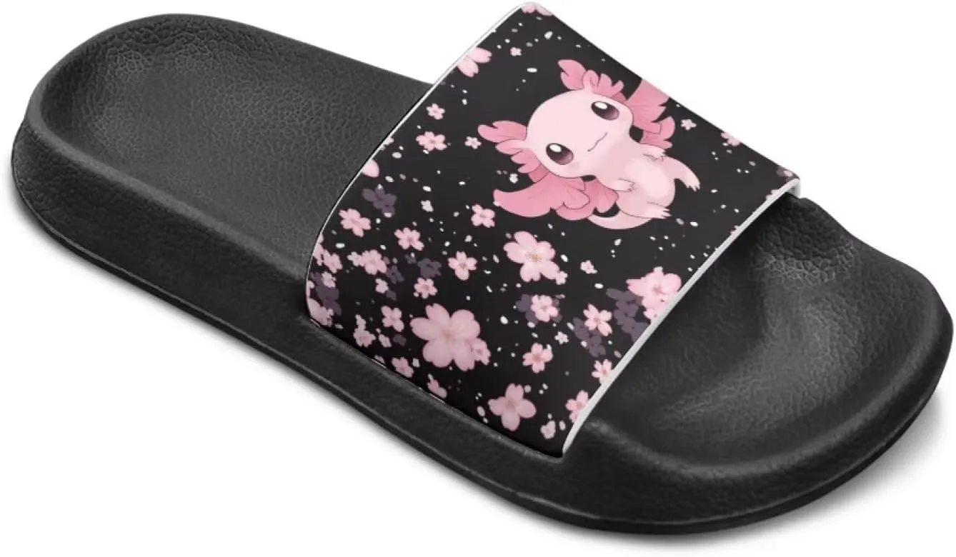 Girls Slip-On Sandals Funny Slide Sandals for Kids Lightweight Design