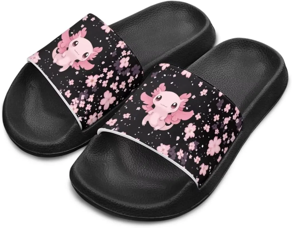 Girls Slip-On Sandals Funny Slide Sandals for Kids Lightweight Design