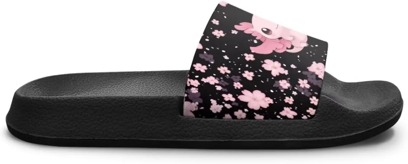 Girls Slip-On Sandals Funny Slide Sandals for Kids Lightweight Design