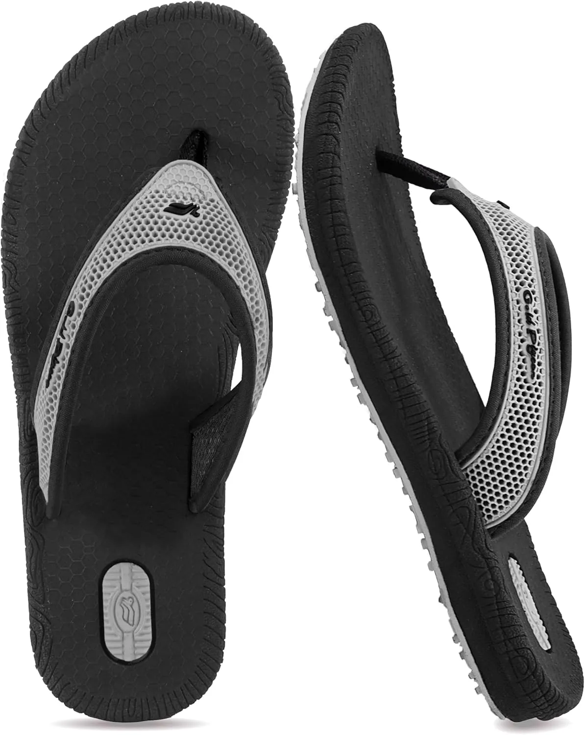Gold Pigeon Shoes SIMPLUS Unisex Ultra-Cuhion Yoga Mat Flip-Flops with Heel Support