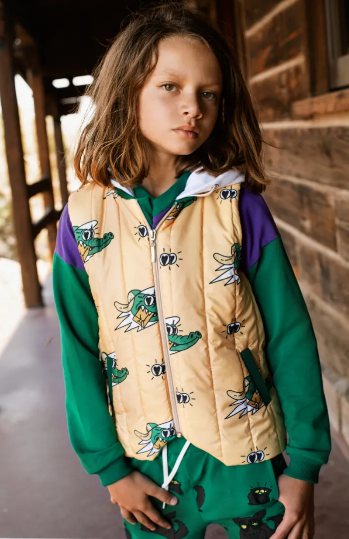Golden Gator Vest - LAST ONE 4-5 years