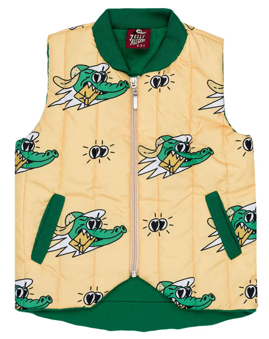 Golden Gator Vest - LAST ONE 4-5 years