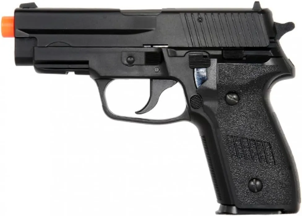 GoldenBall x HFC Pistol Airsoft Premium Spring Side Arm - Black