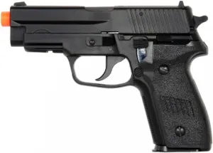 GoldenBall x HFC Pistol Airsoft Premium Spring Side Arm - Black