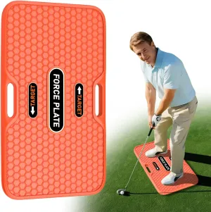 Golf Balance Board Golf Swing Training Aid to Weight Shift Improved Golf Game Swing Trainer Pressure Plate for Beginners Correct Swing Sequence Tempo