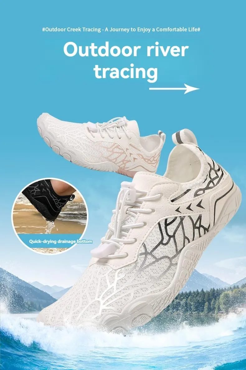Grounded Footwear Barefoot Shoes Women&Men Neuropathy Hiking Footwear Barefoot Womens Shoes Non-Slip Outdoor Unisex Water Pro Beach Shoe Wide Toe Box Sneakers, Diabetic Shoe, Waterproof, Quick-Dry