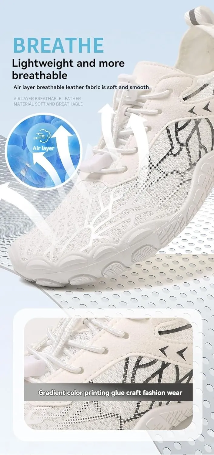 Grounded Footwear Barefoot Shoes Women&Men Neuropathy Hiking Footwear Barefoot Womens Shoes Non-Slip Outdoor Unisex Water Pro Beach Shoe Wide Toe Box Sneakers, Diabetic Shoe, Waterproof, Quick-Dry