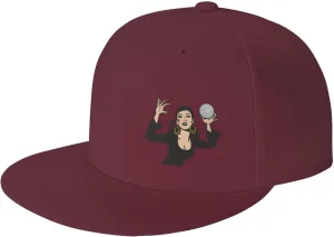 Gypsy Fortune Teller Snapback Hats for Men Women Baseball Cap Flat Bill Brim Hat