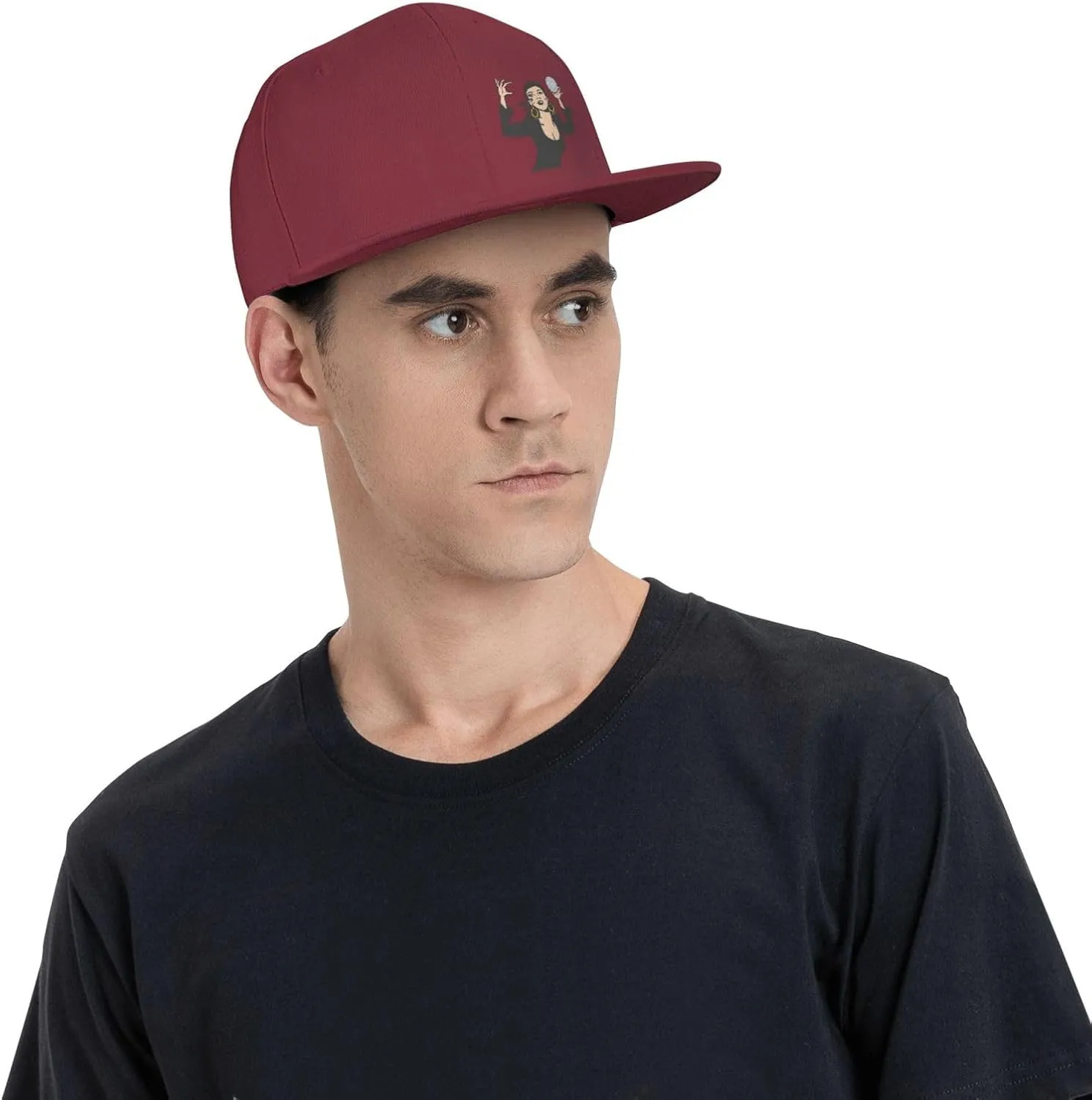 Gypsy Fortune Teller Snapback Hats for Men Women Baseball Cap Flat Bill Brim Hat