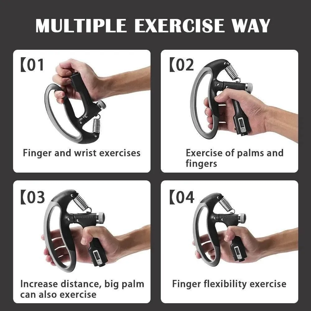 Hand Grip Strengthener - Adjustable Muscle Trainer