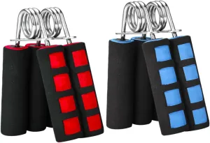 Hand Therapy Tool Wrist Exerciser Strengthener Hand Grip Strength Trainer for Arm Wrist (red Blue Set)