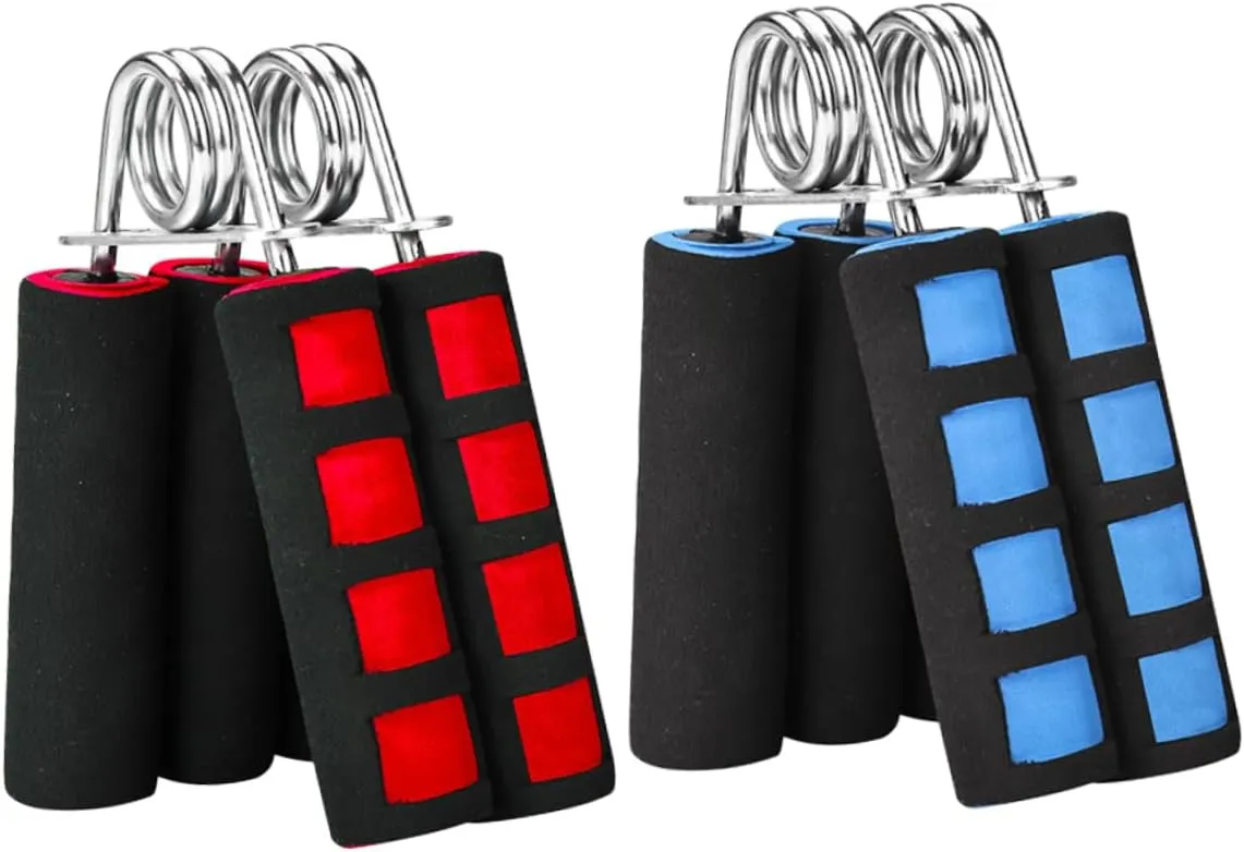 Hand Therapy Tool Wrist Exerciser Strengthener Hand Grip Strength Trainer for Arm Wrist (red Blue Set)