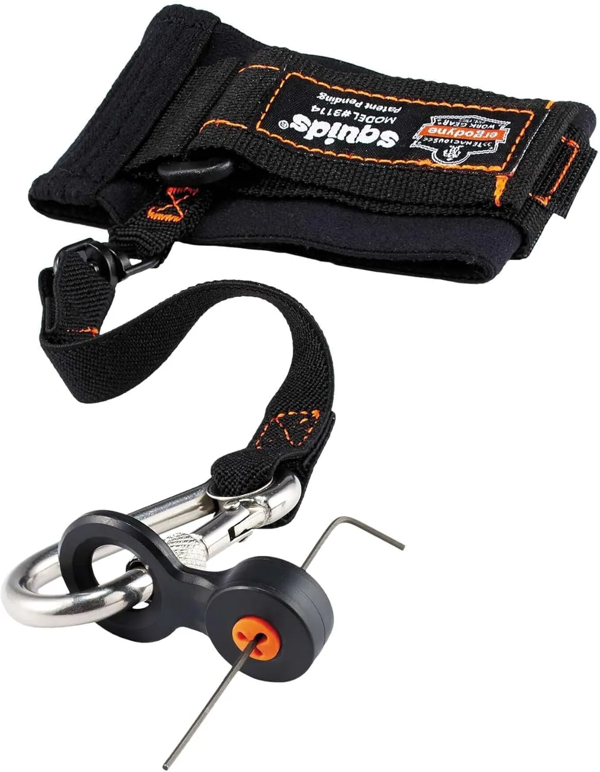 Hand Tool Attachment Slips, Easy Slide On Design, Connects to Tool Lanyards, Squids 3740 Small, 60-Pack