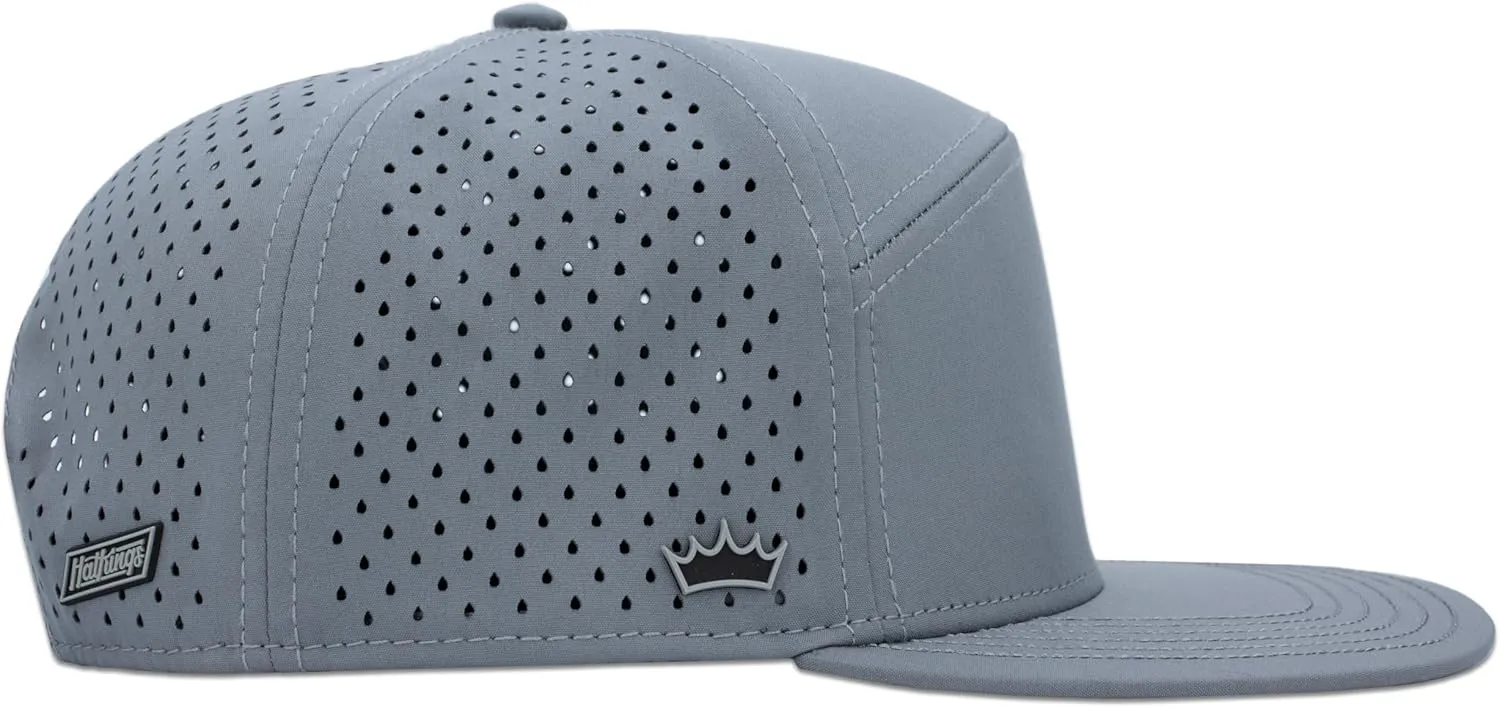 HatKings Performance Trucker Snapback Hat – Water & Sweat Resistant, Lightweight Moisture-Wicking Cap