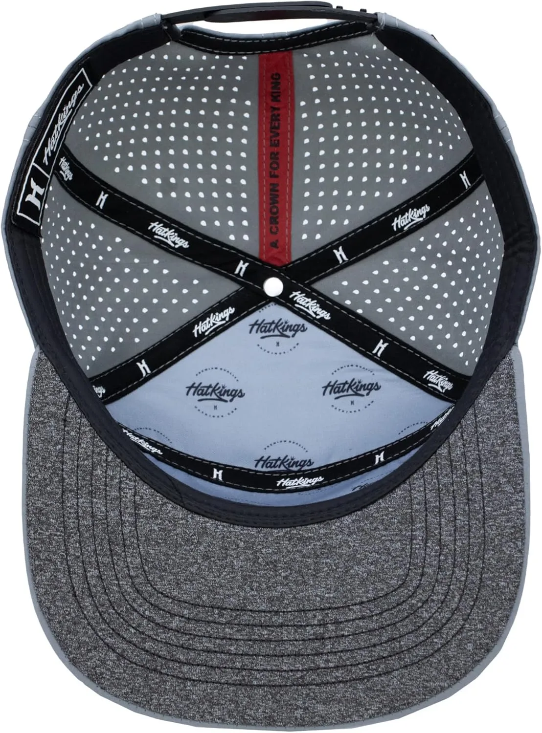 HatKings Performance Trucker Snapback Hat – Water & Sweat Resistant, Lightweight Moisture-Wicking Cap