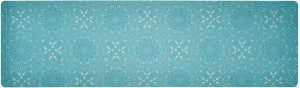 Heat Resistant Table Runner&Trivet Runners Anti Slip Waterproof Trivets for Hot Dishes and Pans Kitchen Farmhouse Wedding Party Countertops Decoration 12X39 in Blue Pattern