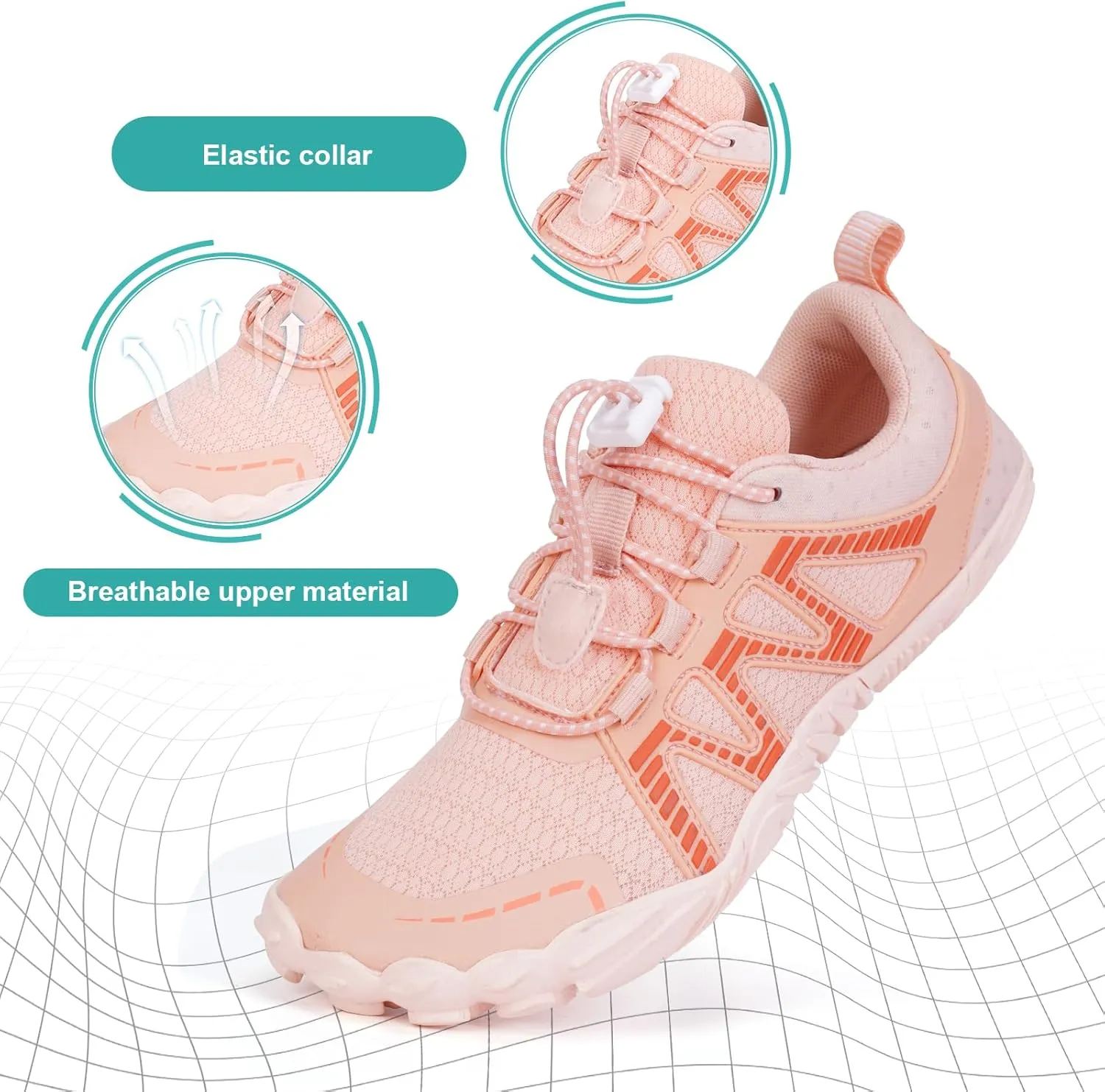 Hike Barefoot Shoes Women Men Non-Slip Healthy Barefoot Shoes Womens Mens Breathable Fashion Trail Rnning Hiking Shoe Womens Mens Wide Toe Zero Drop Shoe
