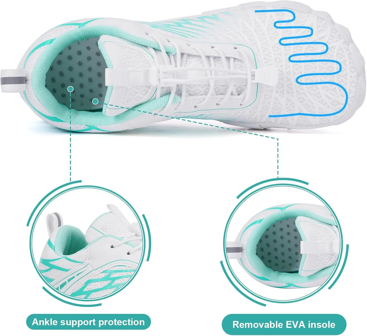 Hike Barefoot Shoes Women Men Non-Slip Healthy Barefoot Shoes Womens Mens Breathable Fashion Trail Rnning Hiking Shoe Womens Mens Wide Toe Zero Drop Shoe