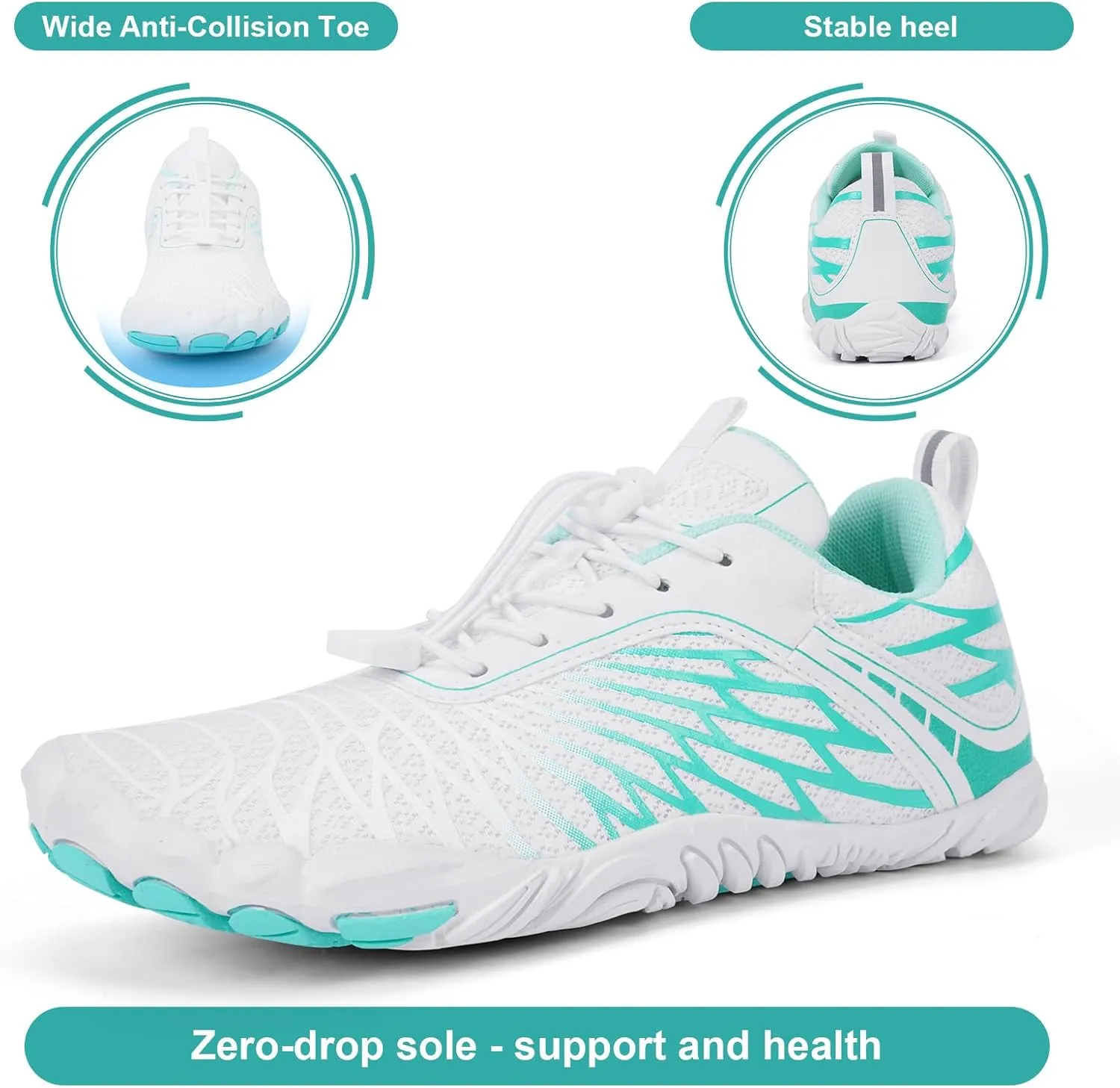 Hike Barefoot Shoes Women Men Non-Slip Healthy Barefoot Shoes Womens Mens Breathable Fashion Trail Rnning Hiking Shoe Womens Mens Wide Toe Zero Drop Shoe