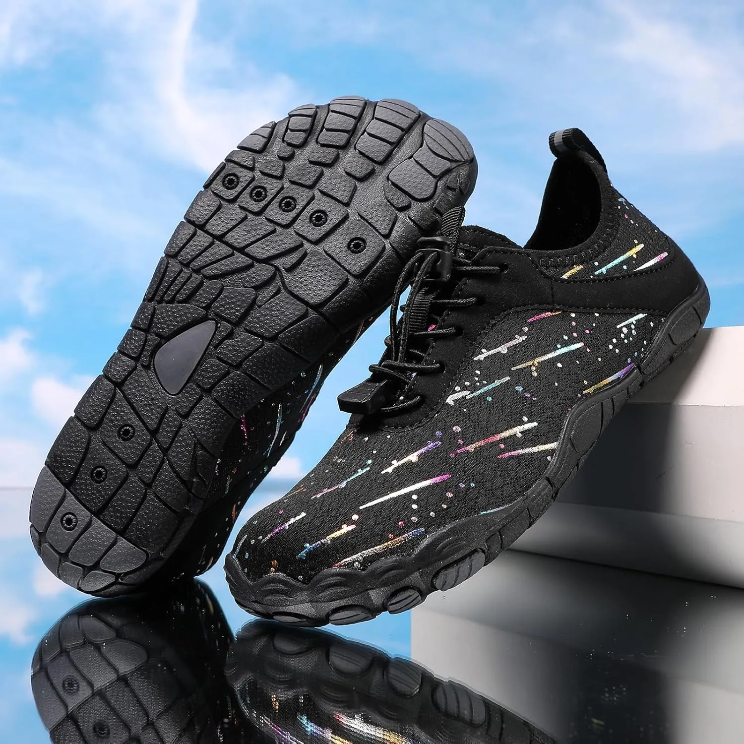 Hike Barefoot Shoes Women,New Hike Shoes for Men Women,Non-Slip Trail Athletic Footwear, Hiking Barefoot, Breathable Wide Toe Box