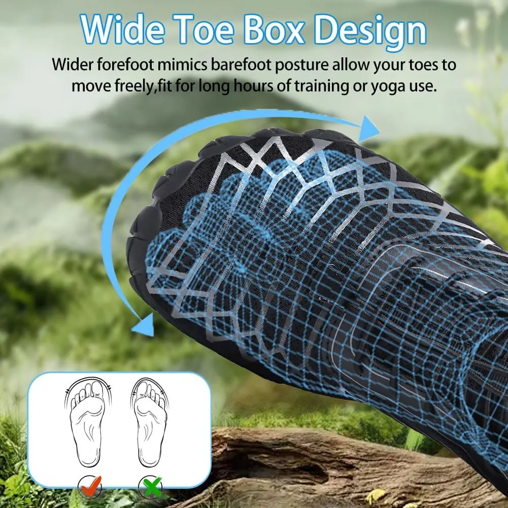 Hiking Barefoot Shoes,Wide Toe Water Shoes,Running Boots Sneakers,Athletic Footwear Trainer for Men/Women Unisex