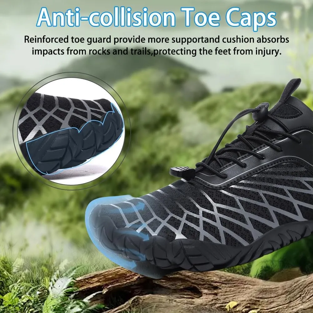 Hiking Barefoot Shoes,Wide Toe Water Shoes,Running Boots Sneakers,Athletic Footwear Trainer for Men/Women Unisex