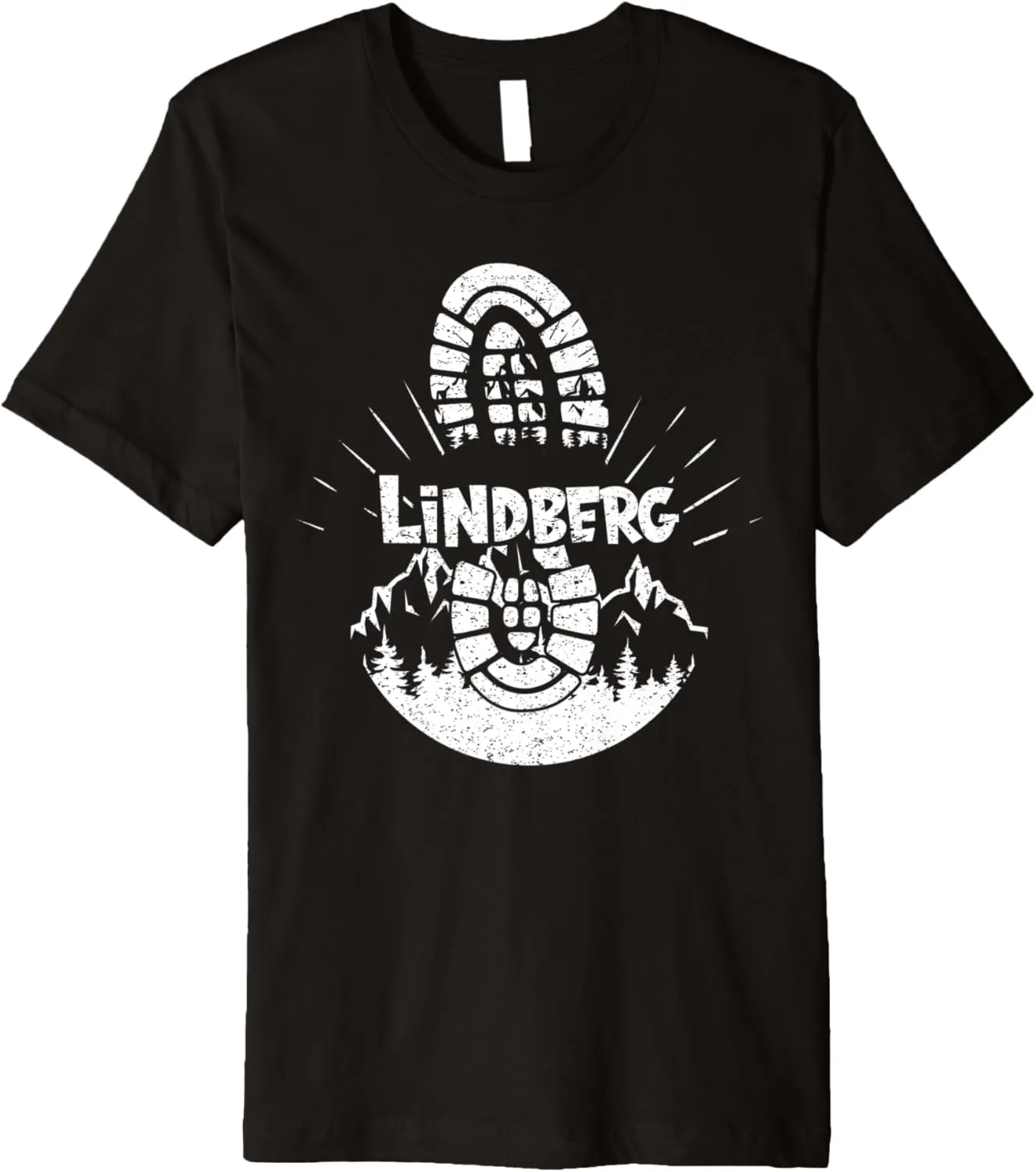 Hiking In Lindberg Germany Vacation Hiker Premium T-Shirt