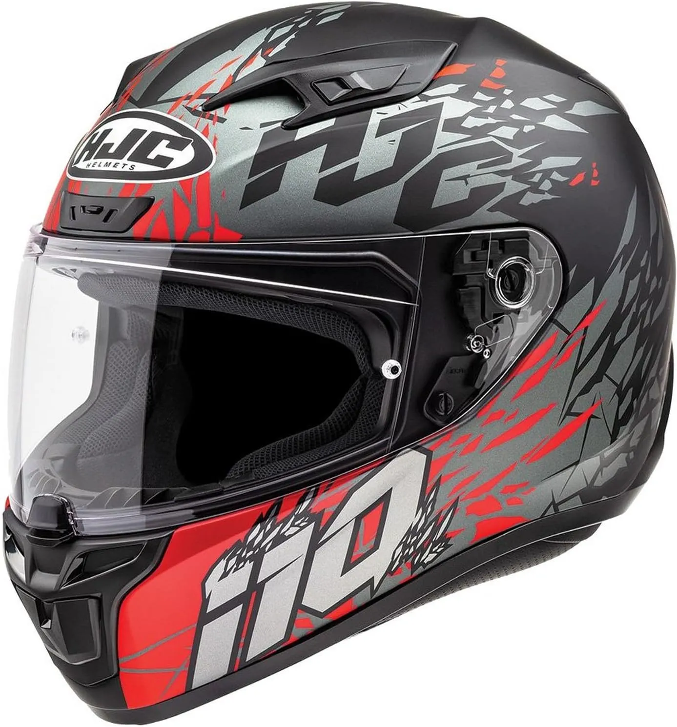 HJC i10 Pitfall Helmet Semi-Flat Red (MC-1SF) 5XL Black Semi-Flat Red (MC-1SF)